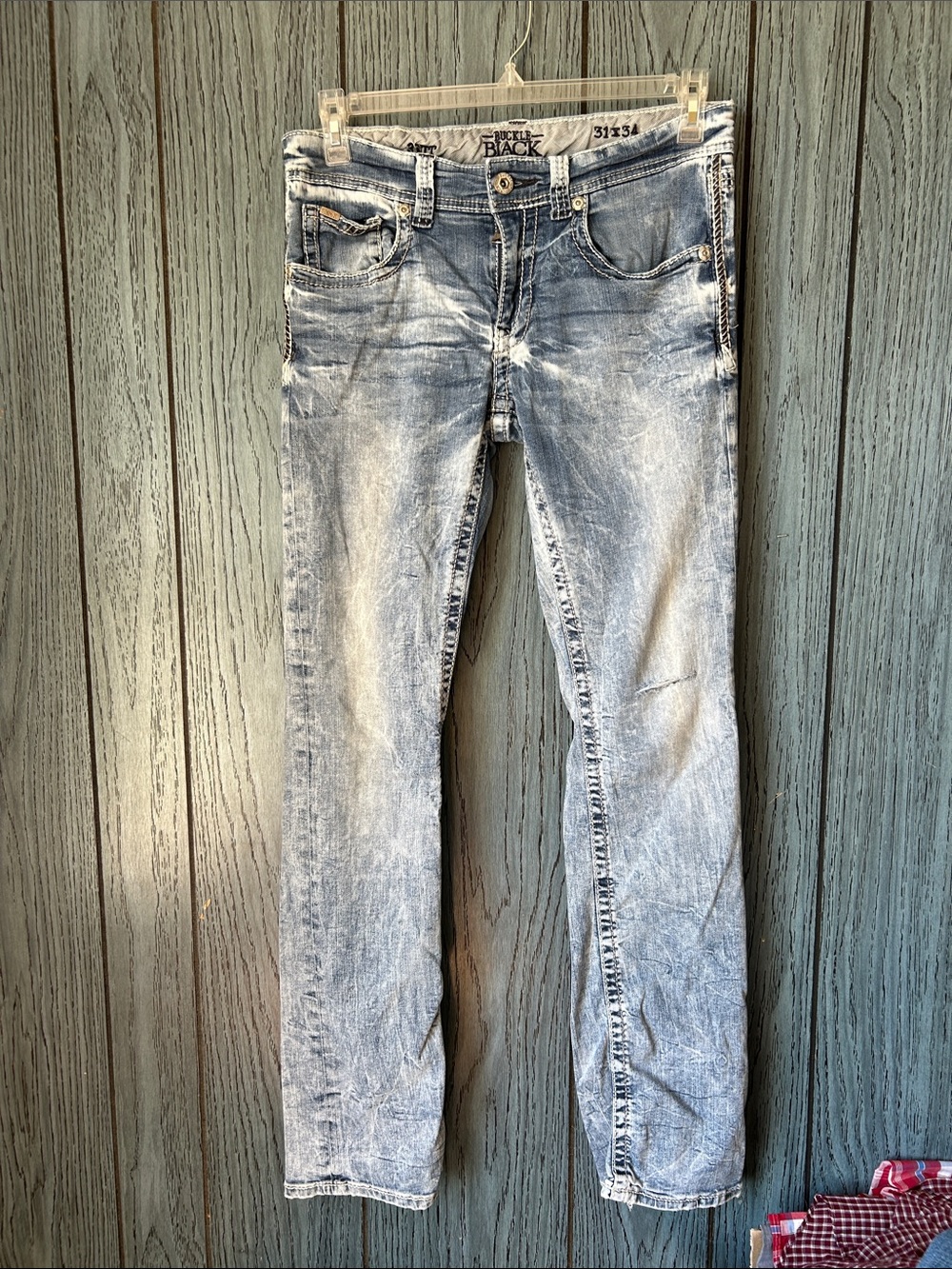 Buckle black jeans 31x34